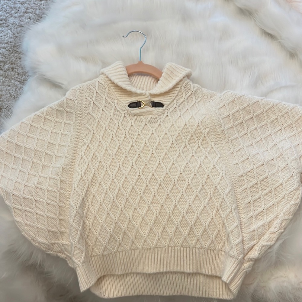 Janie and Jack sweater Cape 3